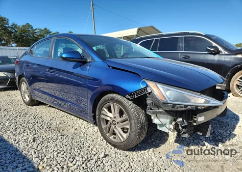 2019 Hyundai Elantra Sel from USA, damaged, VIN 5NPD84LF4KH482687
